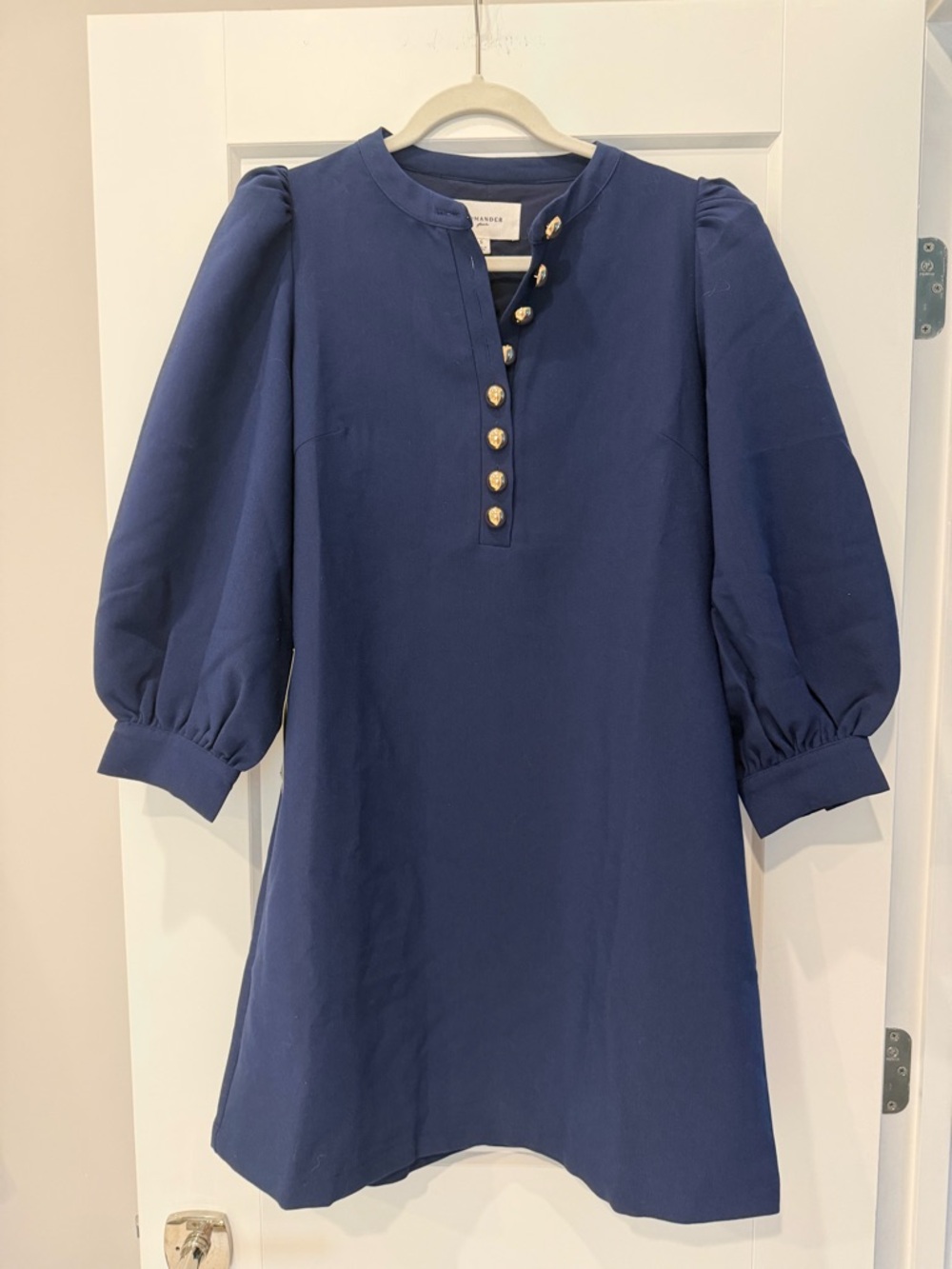 NWT Navy Pomander Place shift dress. Tuckernuck. Size S.